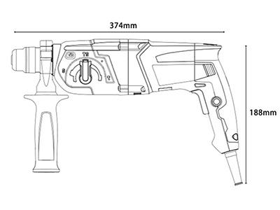 2kg Rotary Hammer