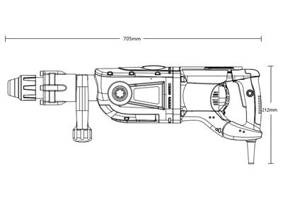 10kg SDS Max Rotary Hammer